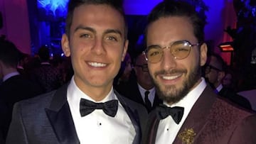 Paulo Dybala debuta como modelo para Dolce &amp; Gabbana con Maluma como testigo.