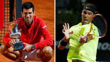 Djokovic aumenta en 400 puntos su ventaja sobre Nadal: 1.410