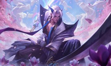 Yone con su skin "Spirit Bloosom"