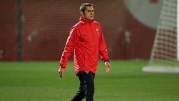 Barcelona's coach Ernesto Valverde