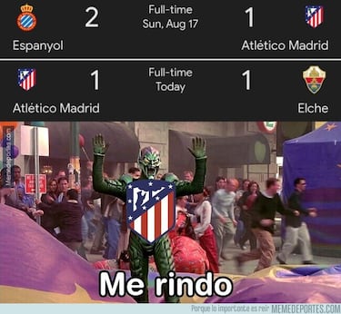 Los mejores memes de la segunda jornada de liga
