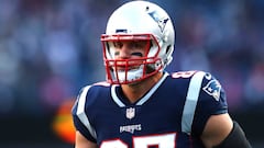 Rob Gronkowski regresó a entrenar en Foxborough