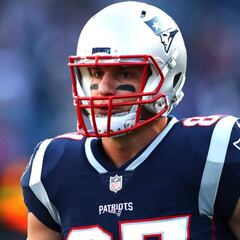 Rob Gronkowski regresó a entrenar en Foxborough