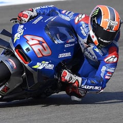 Rins es declarado baja en Jerez por lesión en el hombro derecho