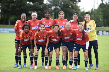 Amistoso Selección Colombia Femenina Sub 20 ante Millonarios Sub 16 masculino.