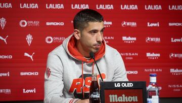 07-01-25. COTE, EN LA SALA DE PRENSA DE MAREO, EN LA SEMANA DEL DERBI.