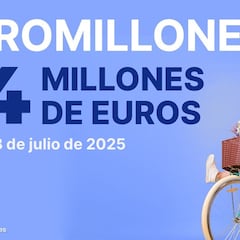 Euromillones: comprobar los resultados del sorteo de hoy, martes 8 de julio