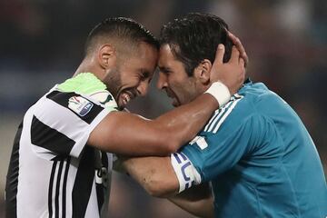 Buffon y Benatia. 