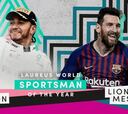 Messi gana el Laureus con Hamilton y tumba otro muro