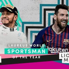 Messi and Lewis Hamilton share Laureus World Sportsman of the Year award