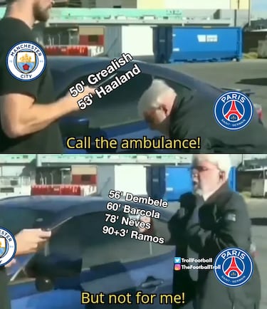 Las remontadas, protagonistas de los memes de la jornada Champions