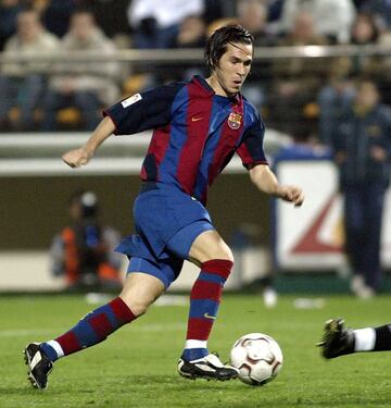 Jugó en el Barcelona en la temporada 03/04