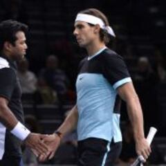 Nadal cae, junto a Paes, en la primera ronda de dobles