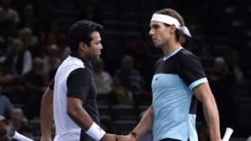 Leander Paes y Rafa Nadal.