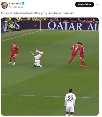 El partido de Mbappé, protagonista de los memes