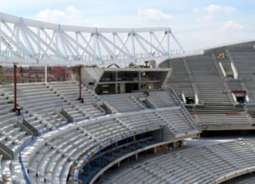 Las imágenes de las obras del Wanda Metropolitano