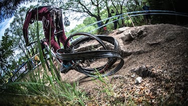 El francés tuvo problemas durante los entrenos previos a la final. Una pena, ya que era de los corredores que estaban en las quinielas para el pódium.