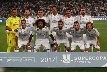 Equipo del Real Madrid.