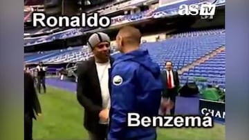 El vídeo de Benzema y Ronaldo en 2009 que es una joya