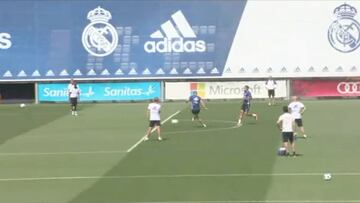 Último entrenamiento del Real Madrid antes de viajar a Cardiff