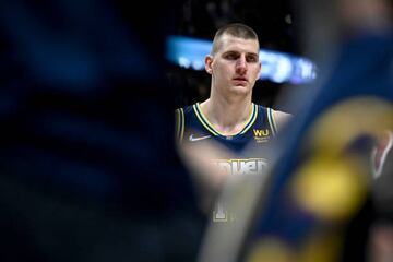 Nikola Jokic (15) of the Denver Nuggets 