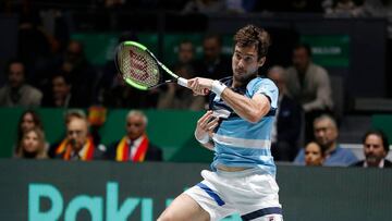 Guido Pella, en la convocatoria de Argentina para enfrentar a Colombia por Copa Davis.