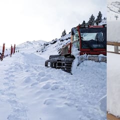 Las nevadas de Dora y Ernest dejan las estaciones de esquí de España en el limbo