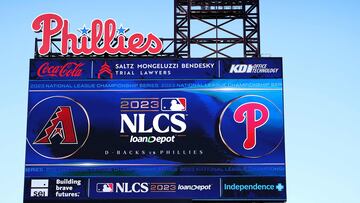 Diamondbacks - Phillies en vivo: Juego 6 de Serie de Campeonato NLCS en directo