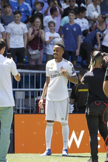 Eder Militao unveiled as new Real Madrid player