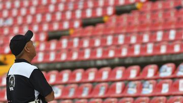 Security people during the game Queretaro vs Toluca, corresponding to Round 10 of the Torneo Clausura 2023 of the Liga BBVA MX, at La Corregidora Stadium, on March 05, 2023.
<br><br>
Elemento o Personal de Seguridad durante el partido Queretaro vs Toluca, Correspondiente a la Jornada 10 del Torneo Clausura 2023 de la Liga BBVA MX, en el Estadio La Corregidora , el 05 de Marzo de 2023.