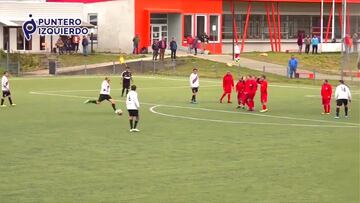 ¡Qué pegada! Senador de Los Lagos sorprendió con un golazo de tiro libre