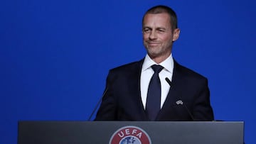 El presidente de la UEFA, Aleksander Ceferin.