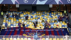 Aficionados del FC Barcelona.