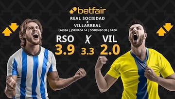 Real Sociedad vs. Villarreal CF: horario, dónde ver, pronósticos y clasificación