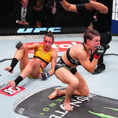 Mackenzie se venga de Ribas y la somete con una llave de brazo