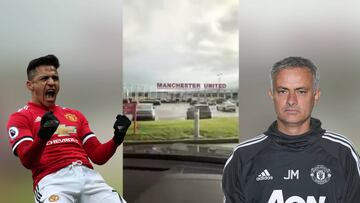 Man United: Alexis Sánchez arrives at training ground listening to "Now we are free"