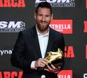 Messi recibe la sexta Bota de Oro: "Esto es un reconocimiento a mis compañeros"