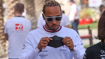 Lewis Hamilton (Mercedes). Sakhir, Bahréin. F1 2022.