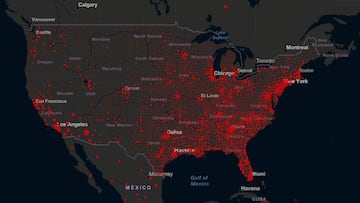 Alabama y Texas fueron los que m&aacute;s casos presentaron en las &uacute;ltimas 24 horas; siendo el primero el que m&aacute;s al reportar arriba de 14 mil positivos.