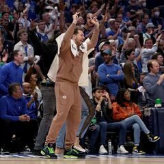 Doncic can’t play, but he can celebrate a win