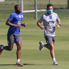 Mujaid avanza y ya trabaja sobre el césped