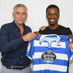 Oficial: El delantero Mamadou Koné llega cedido al Deportivo