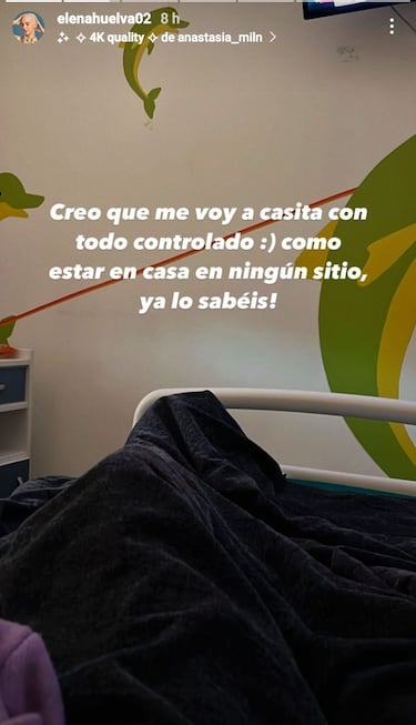 Elena Huelva (¡®Mis ganas ganan¡¯) regresa a casa: ¡°Creo que me voy con todo controlado¡±