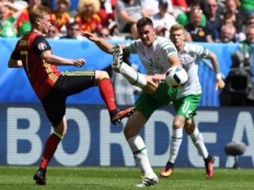 Euro 2016: Belgium 3 - Ireland 0; the best images of the game