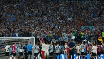 Así vivió la afición argentina la victoria ante Australia en Qatar