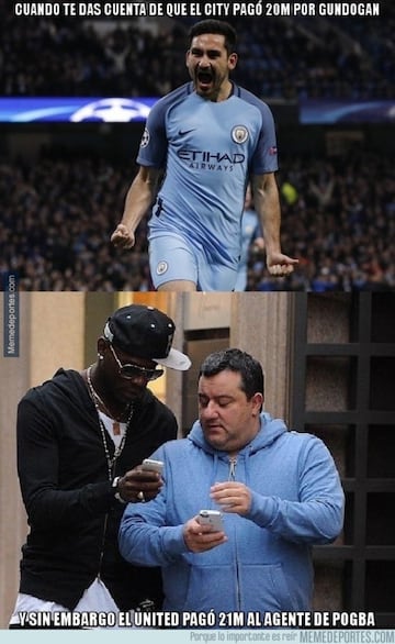 Los mejores memes del Manchester City-Barcelona