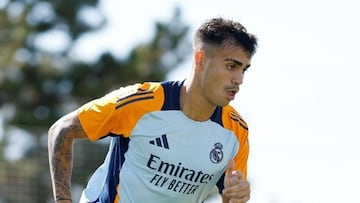 Reinier entrena con el Real Madrid.