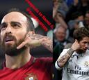 Ricardinho 'llama' a Ramos en la celebración del gol con Portugal