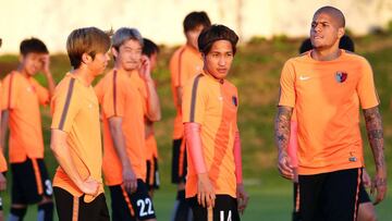 El entrenamiento del Kashima en Al Ain.