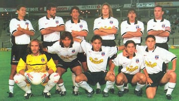 Parte del plantel del '97 donde Álvaro Sarabia dio sus primeros pasos. Ramírez, Pereira, Salas, Sierra, Espina. Puros apellidos ilustres.